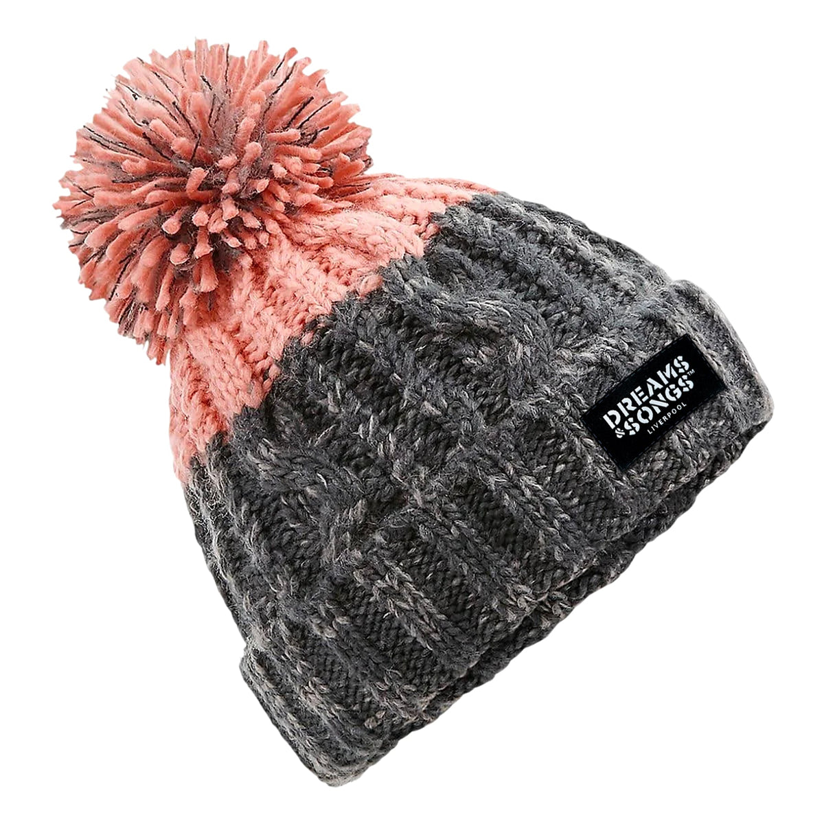 Dreams & Songs Cable Knit Bobble Hat