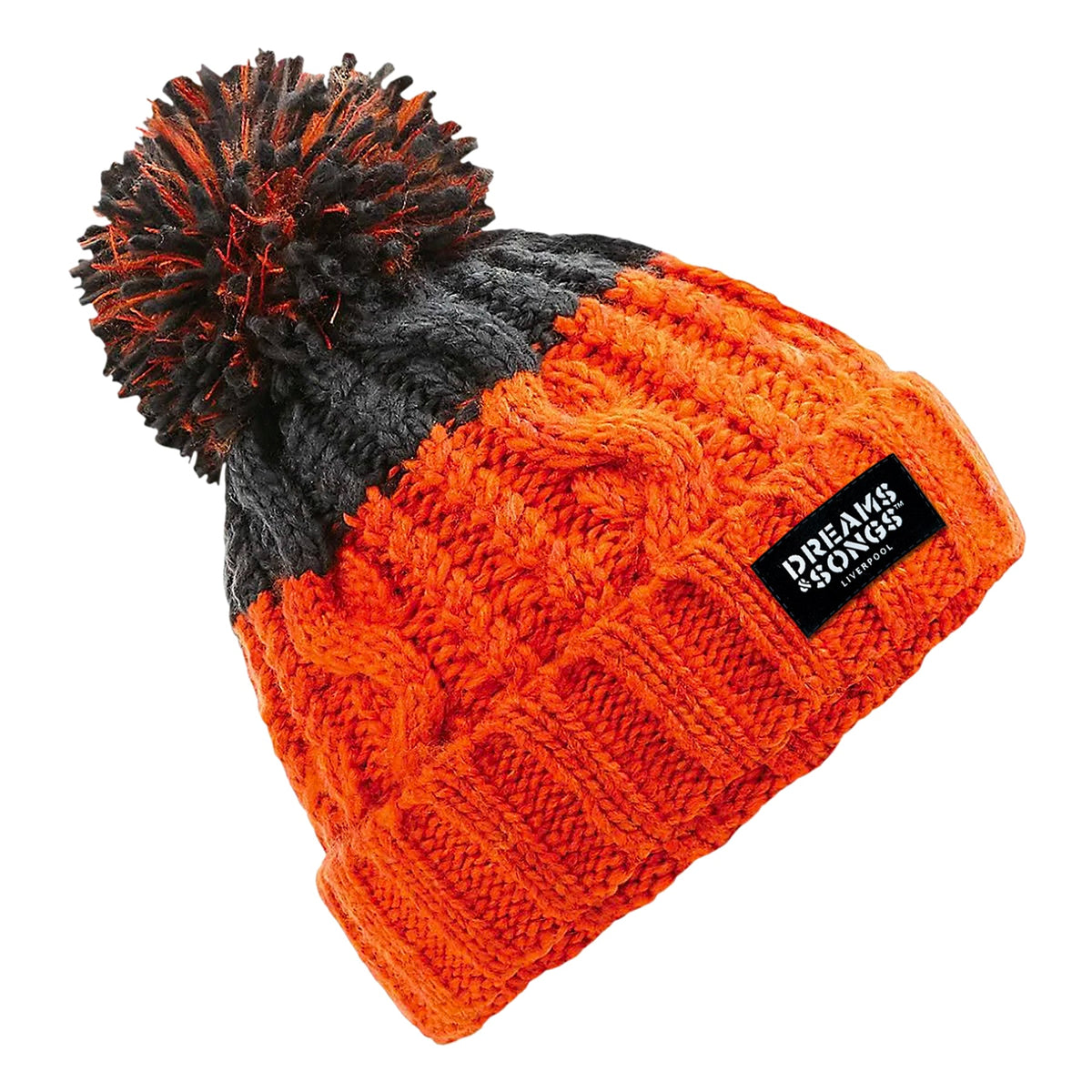 Dreams & Songs Cable Knit Bobble Hat