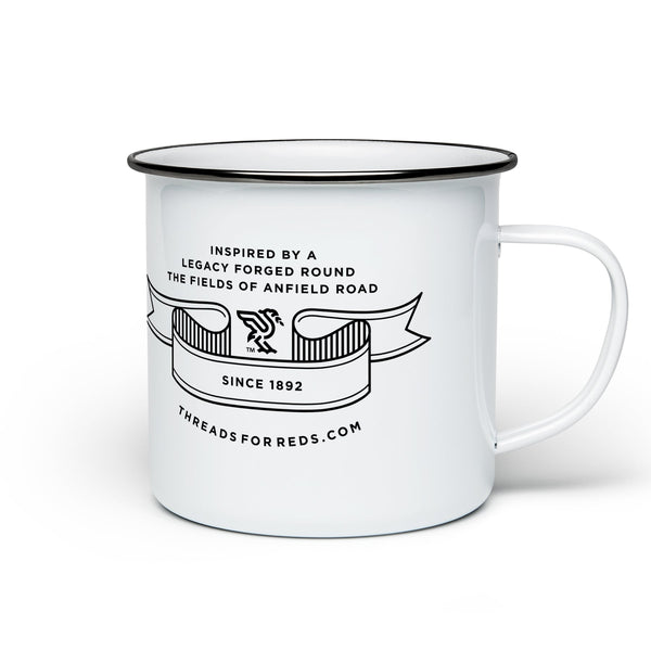 Black Trademark Enamel Mug