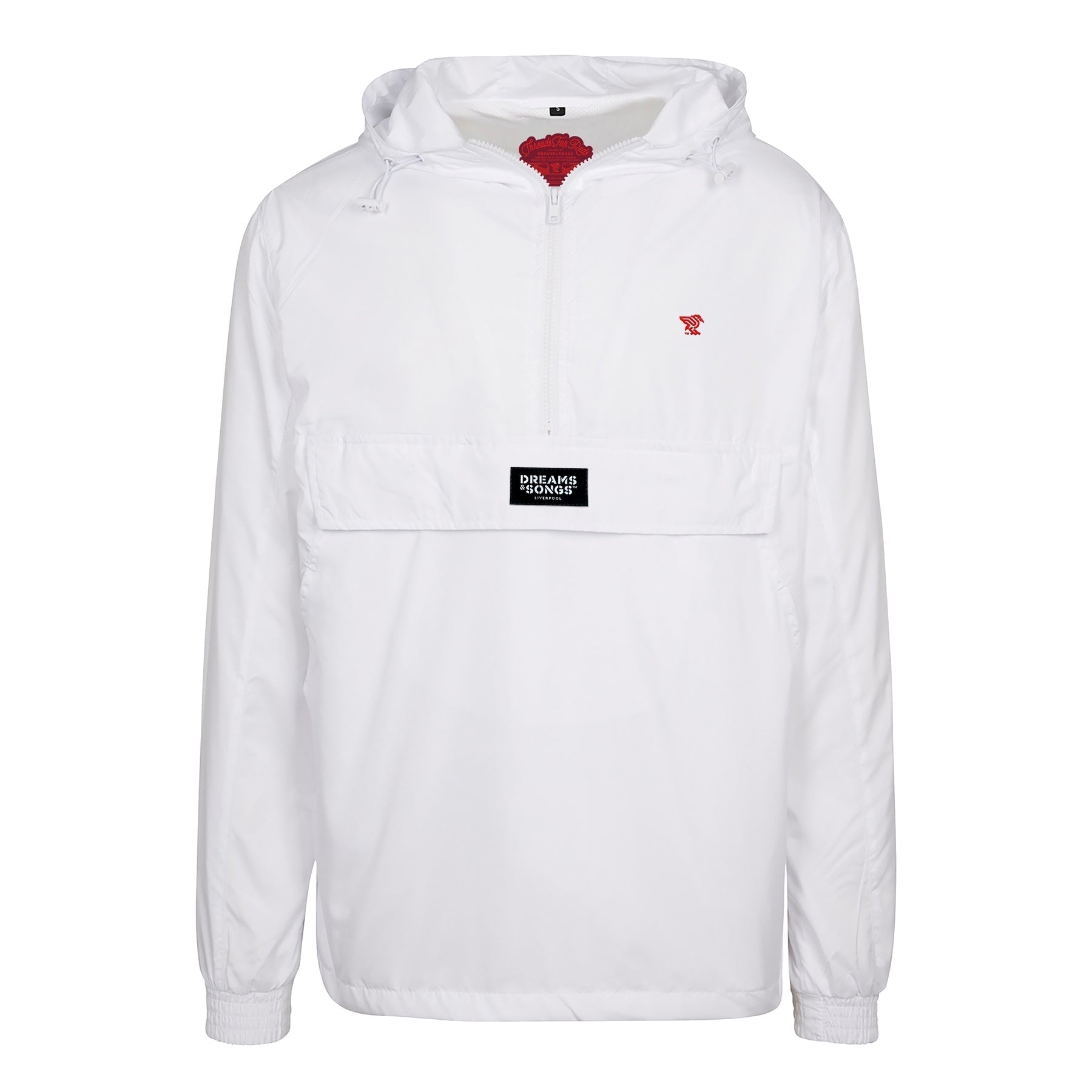 White pullover jacket outlet